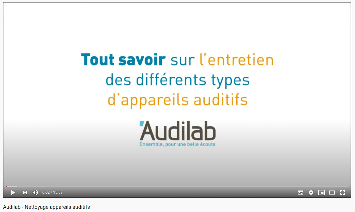 Guide d'entretien appareils auditifs