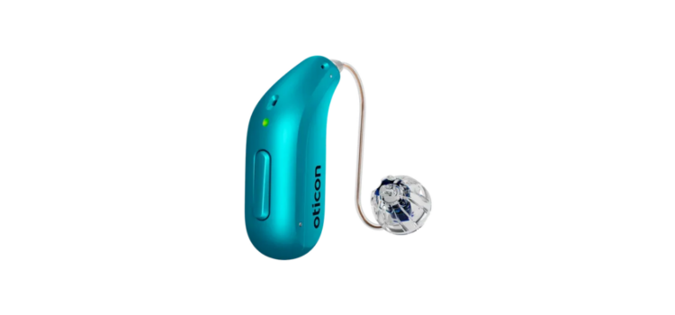 Appareil auditif enfant turquoise
